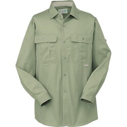 P-388-19-5L [コーコス 長袖シャツP-388 19Mグリーン5L]