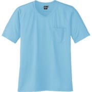 A-667-7-5L [コーコス 半袖VネックTシャツA-667 7 サックス 5L]