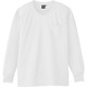 A-668-0-LL [コーコス 長袖VネックTシャツA-668 0 ホワイト LL]