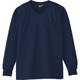 A-668-1-EL [コーコス 長袖VネックTシャツA-668 1 ネイビー EL]