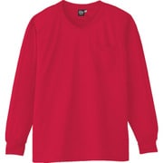 A-668-20-5L [コーコス 長袖VネックTシャツA-668 20 ロッソ 5L]