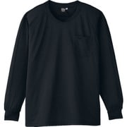 A-668-23-5L [コーコス 長袖VネックTシャツA-668 23 チャコール5L]