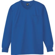 A-668-6-4L [コーコス 長袖VネックTシャツA-668 6レアルブルー4L]