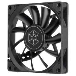 PCケースファン 92mm スリム PWM対応 高回転 低ノイズ SST-AS90B