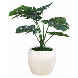 人工観葉植物 ポット モンステラ フェイクグリーン 光触媒 造花 165750