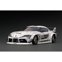 ignition model 1/18 LB-Works Toyota Supra (A90) White Resin