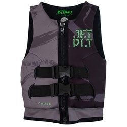 ザ コーズ F/E キッズ ネオベスト シャーク CAUSE KIDS NEO VEST JA20211 CH/BK 4-6才用 [マリンスポーツ ライフベスト キッズ]