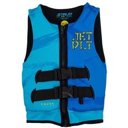 ザ コーズ F/E キッズ ネオベスト シャーク CAUSE KIDS NEO VEST JA20211 BL/ROY 3-4才用 [マリンスポーツ ライフベスト キッズ]