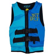 ザ コーズ F/E キッズ ネオベスト シャーク CAUSE KIDS NEO VEST JA20211 BL/ROY 3-4才用 [マリンスポーツ ライフベスト キッズ]