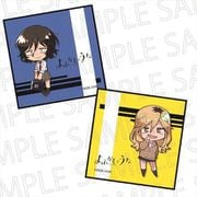 よふかしのうた マイクロファイバーコースターセット 朝井アキラ/桔梗セリ [キャラクターグッズ]
