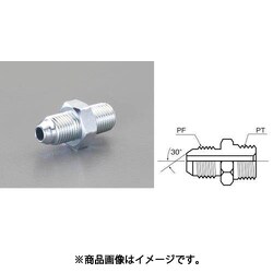 G 3/4"xR 3/4" ニップル（油圧用） EA425GB-6