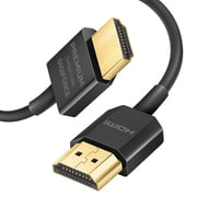 HDMI ケーブル 超スリムタイプ 4K 0.9m ブラック D0040BL