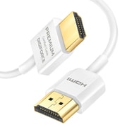 HDMI ケーブル 超スリムタイプ 4K 1.8m ホワイト D0041WH