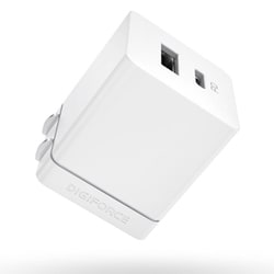 USB急速充電器 cube 20W USB PD（パワーデリバリー）対応 USB-C×1/USB-A×1 折り畳みプラグ採用 ホワイト D0061WH