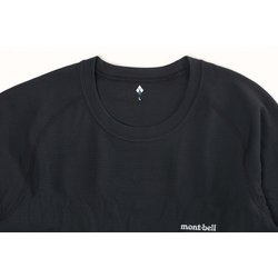 モンベル mont-bell ジオライン M.W.ラウンドネックシャツ Men's 1107704 ブラック(BK) XLサイズ [アウトドア  アンダーウェア メンズ] 通販【全品無料配達】 - ヨドバシ.com