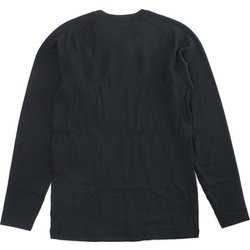 モンベル mont-bell ジオライン M.W.ラウンドネックシャツ Men's 1107704 ブラック(BK) XLサイズ [アウトドア  アンダーウェア メンズ] 通販【全品無料配達】 - ヨドバシ.com