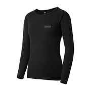 ジオライン M.W.ラウンドネックシャツ Women's 1107705 ブラック(BK) Lサイズ [アウトドア アンダーウェア レディース]
