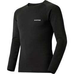 ジオライン EXP.ラウンドネックシャツ Men's 1107712 ブラック(BK) XLサイズ [アウトドア アンダーウェア メンズ]