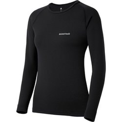 ジオライン EXP.ラウンドネックシャツ Women's 1107713 ブラック(BK) Lサイズ [アウトドア アンダーウェア レディース]