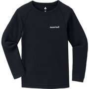 ジオライン M.W.ラウンドネックシャツ Kid's 105-120 1107721 ブラック(BK) 120サイズ [アウトドア トップス キッズ]
