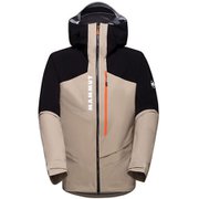 アエナジー エア ハードシェル  フード ジャケット メン Aenergy Air HS Hooded Jacket Men 1010-29000 7480 safari-black Sサイズ(日本：Mサイズ) [スキーウェア ジャケット メンズ]