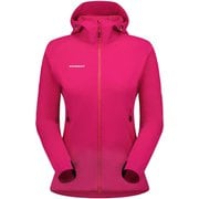 マクン ソフトシェル フーデット ジャケット アジアンフィット ウィメン Macun SO Hooded Jacket AF Women 1011-00801 6085 pink Lサイズ(日本：XLサイズ) [アウトドア ソフトシェルジャケット レディース]
