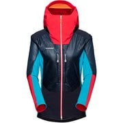 アイスフェルド ソフトシェル ハイブリッド フーデット ジャケットウィメン Eisfeld SO Hybrid Hooded Jacket Women 1011-01270 50447 night-azalea Sサイズ(日本：Mサイズ) [アウトドア ソフトシェルジャケット レディース]