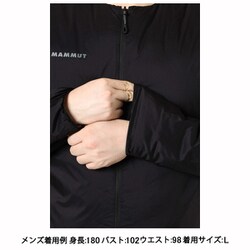 MAMMUT◇22AW/Seon IN Cardigan AF/M/ナイロン/BLK/無地/1013-00653