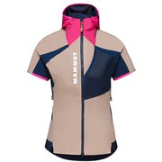 エナジーイン ハイブリッドフード ベスト ウィメン Aenergy IN Hybrid Hooded Vest Women 1013-02570 7512 safari-marine Lサイズ(日本：XLサイズ) [アウトドア ベスト レディース]