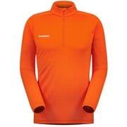 パフォーマンス サーマル ジップ ロングスリーブ アジアンフィット メン 1016-00091 3716 hot red Sサイズ(日本：Mサイズ) [アウトドア カットソー メンズ]