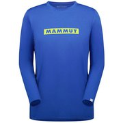 キューディー ロゴ プリント ロングスリーブ Tシャツ アジアンフィット メン QD Logo Print Longsleeve T-shirts AF Men 1016-01030 50505 ice PRT2 Mサイズ(日本：Lサイズ) [アウトドア カットソー メンズ]