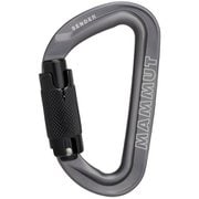 センダー ツイストロックカラビナ Sender Twistlock Carabiner 2040-02540 1602 Twist Lock, grey [カラビナ]