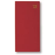 【限定】<2023年1月始まり>アポイント手帳 月間ホリゾンタル 薄型 レッド E1013