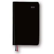 【限定】<2023年1月始まり>アポイント手帳 文字大 週間+横罫 ブラック E8311