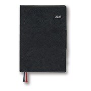 【限定】<2023年1月始まり>アポイント手帳 月間ブロック+メモ ブラック E8440