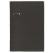 【限定】<2023年1月始まり>アポイント手帳ノートタイプ B6 マンスリー グレー カバー付 E8149