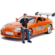 JADA31139 1/18 F&F 1995 トヨタ スープラ オレンジ ブライアン ブライアンフィギュア付/ライト点灯 [ダイキャストミニカー]