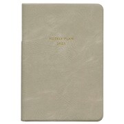【限定】<2023年1月始まり>MILLダイアリー A6 Horizontal Left RELAX GY E7622