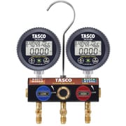 TA124HW [R404A/R407C/R134a用 ボールバルブ式 デジタルゲージマニホールド 1個]