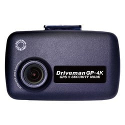 ドライブレコーダー Driveman GP-4K シガー用電源、64G同梱 一体型 1カメラ 2インチ液晶 GPSアンテナ内蔵 Gセンサー対応 GP-4K-64G-CSA