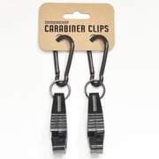 CARABINER CLIP BLACK [カラビナ付きクリップ]