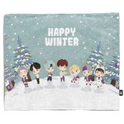 BTS TinyTAN For Season Blanket(Winter)