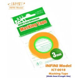 ICT0018 マスキングテープ 3mm （18m） [プラモデル用品]