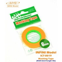 ICT0019 マスキングテープ 6mm （18m） [プラモデル用品]