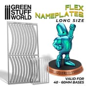 GSWD-3277 ネーミングプレートセット ロングタイプ プラ製文字付 [プラモデル用品]
