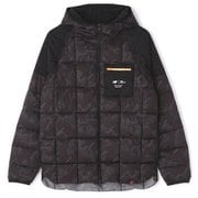 012-2220006-010-4 [ゴルフジャケット メンズ 袖脱着 中綿 フルジップブルゾン サイズ：4 ブラック]
