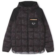 012-2220006-010-7 [ゴルフジャケット メンズ 袖脱着 中綿 フルジップブルゾン サイズ：7 ブラック]