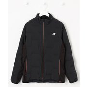 012-2220008-010-4 [ゴルフジャケット メンズ 吸湿発熱 ライトダウン フルジップブルゾン サイズ：4 ブラック]