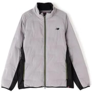 012-2220008-022-4 [ゴルフジャケット メンズ 吸湿発熱 ライトダウン フルジップブルゾン サイズ：4 グレー]