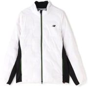 012-2220008-030-7 [ゴルフジャケット メンズ 吸湿発熱 ライトダウン フルジップブルゾン サイズ：7 ホワイト]